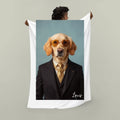 Custom Pet Portrait Blanket